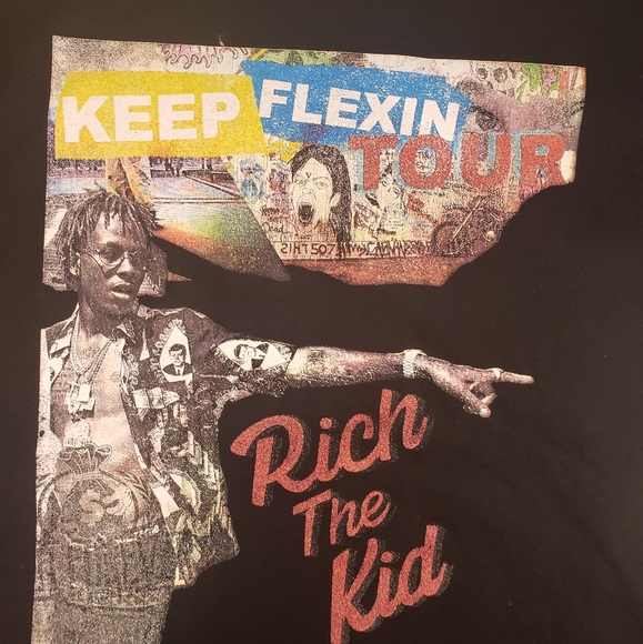 NWOT Men's Rich The Kid Keep Flexin Tour Long Sleeve T-shirt - Picture 2 of 5